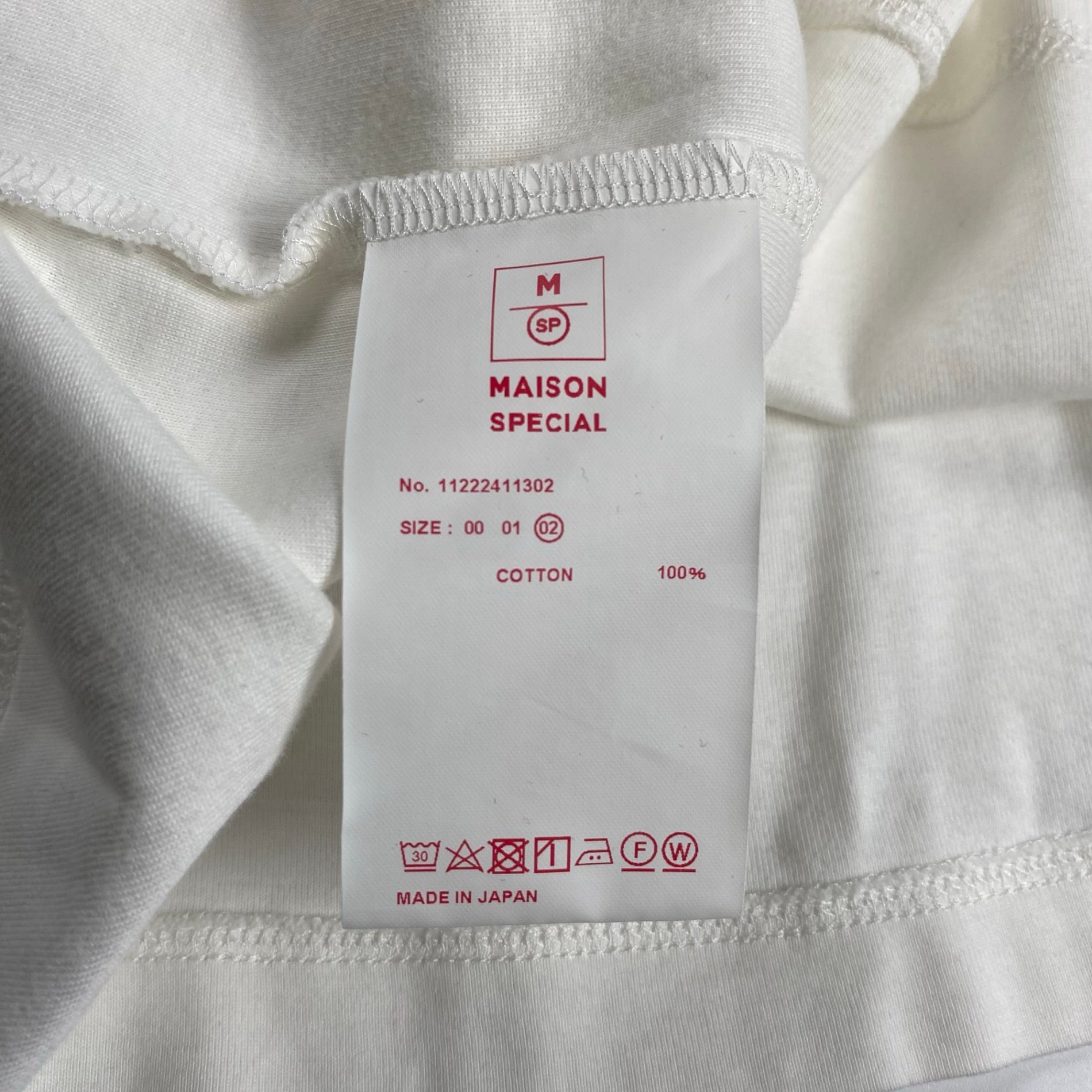 MAISON SPECIAL メゾンスぺシャル / ハイネック Tシャツ カットソー 長袖 SIZE：02(L程度)