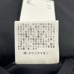 B yohji yamamoto / 21AW ウールギャバ GABARDINE B-DOUBLE ZIP 参考定価：122,000+tax SIZE：3