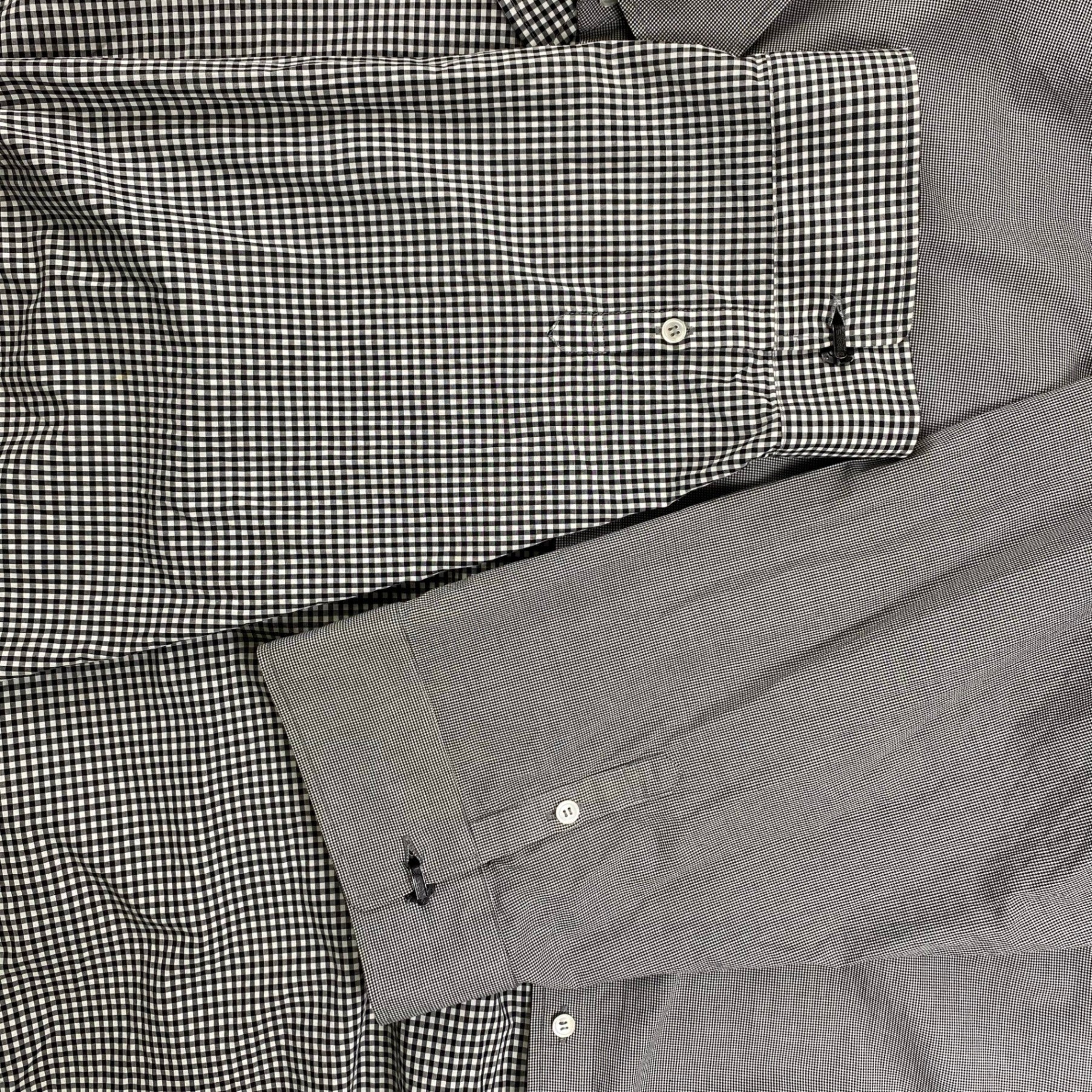 DRESSEDUNDRESSED ドレスドアンドレスド / PINSTRIPE COLOR BLOCK SHIRT 切替ビッグシャツ SIZE:2