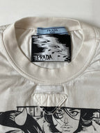 PRADA プラダ stellar leuna アメコミ風 プリント ノースリーブ Tシャツ