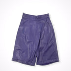 Gianni Versace / レザーハーフパンツ 参考定価：200,000程度 SIZE:W68