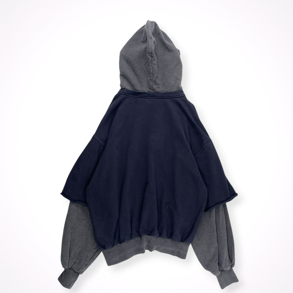 Gosha Rubchinskiy / COMBO HOODED SWEATSHIRT 18SS SIZE:M