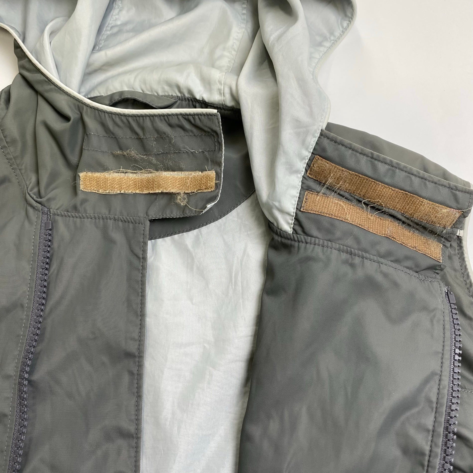 00s NIKE ナイキ / asymmetry tech hooded vest テック ベスト 立体ポケット SIZE：M