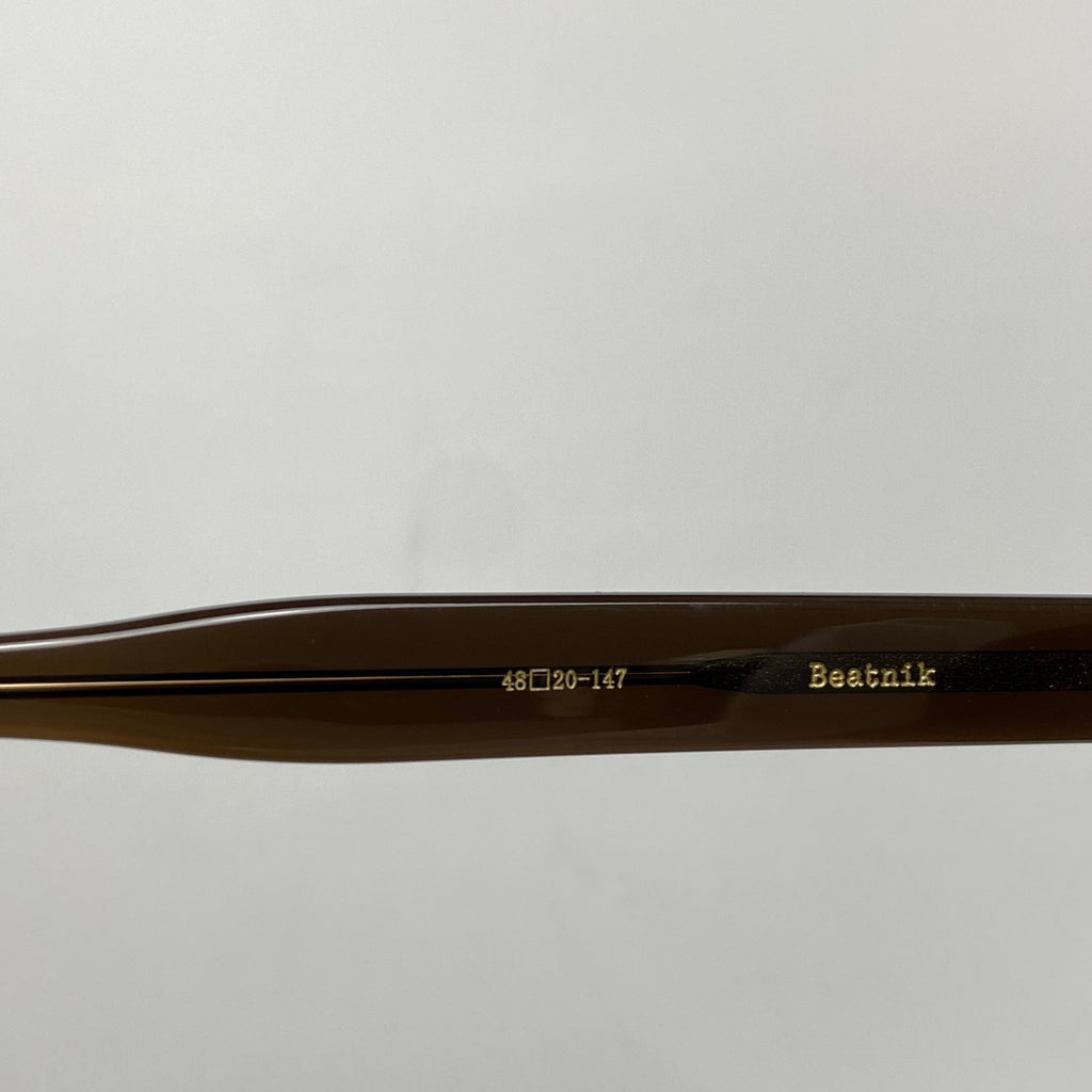 Porter Classics × 金子眼鏡 / SUNGLASSES BEATNIK COLLECTION サングラス ブラウンフレーム  参考定価：47,500+tax