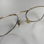 【美品】 金子眼鏡 VINTAGEライン / ティアドロップ型ハイブリッジ KV-167 度なしクリアレンズ 参考定価：40,000+tax