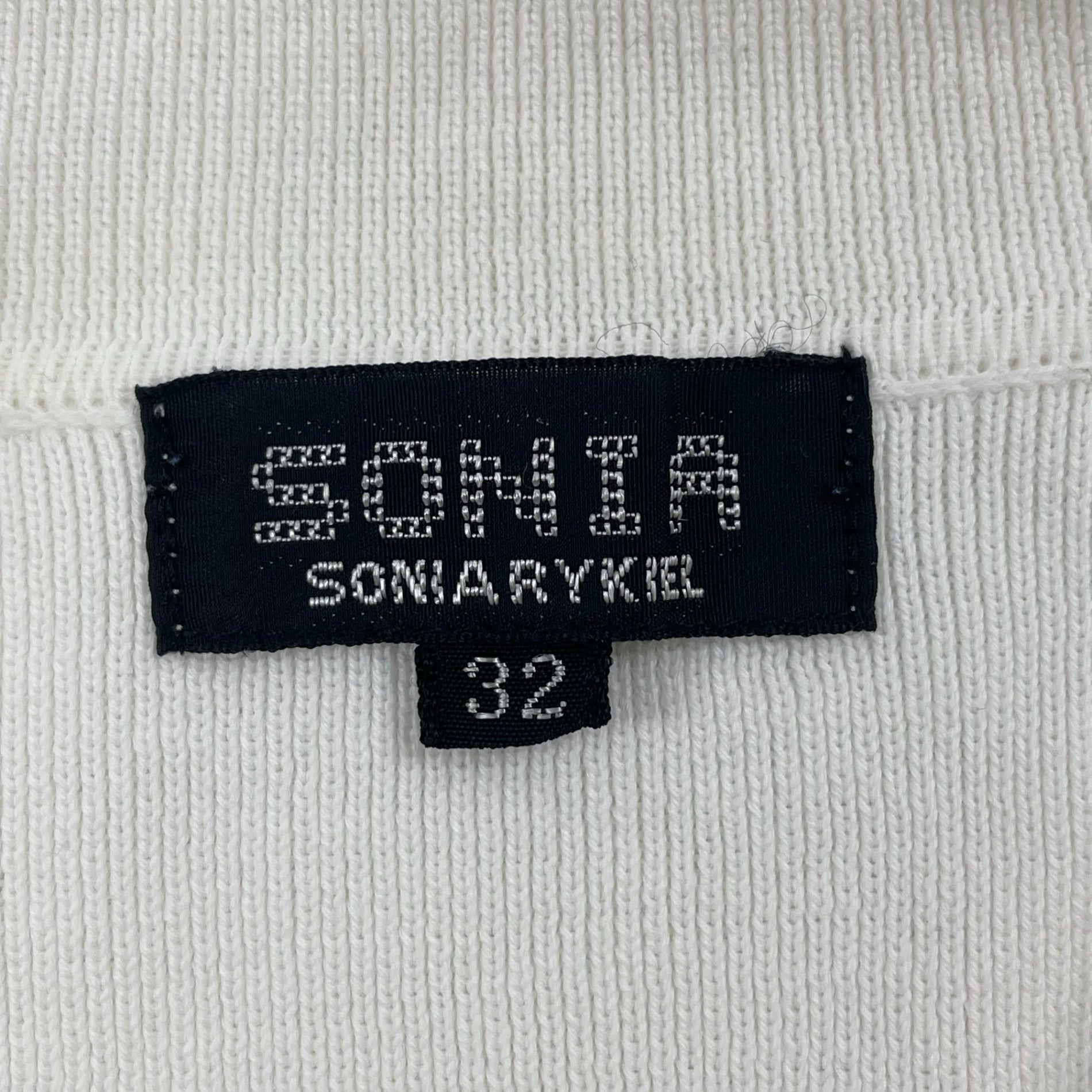 SONIA BY SONIA RYKIEL / ハーフボタンプルニット 参考定価：28,000程度 SIZE：32