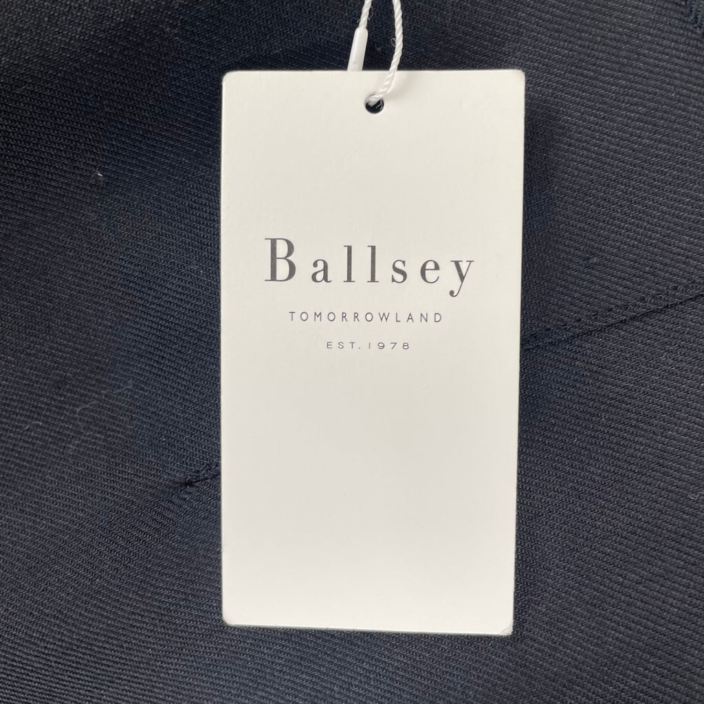 Ballsey ボールジー / ライトカルゼ ストレートパンツ ブラック 未使用品 参考定価：17,000+tax SIZE:34