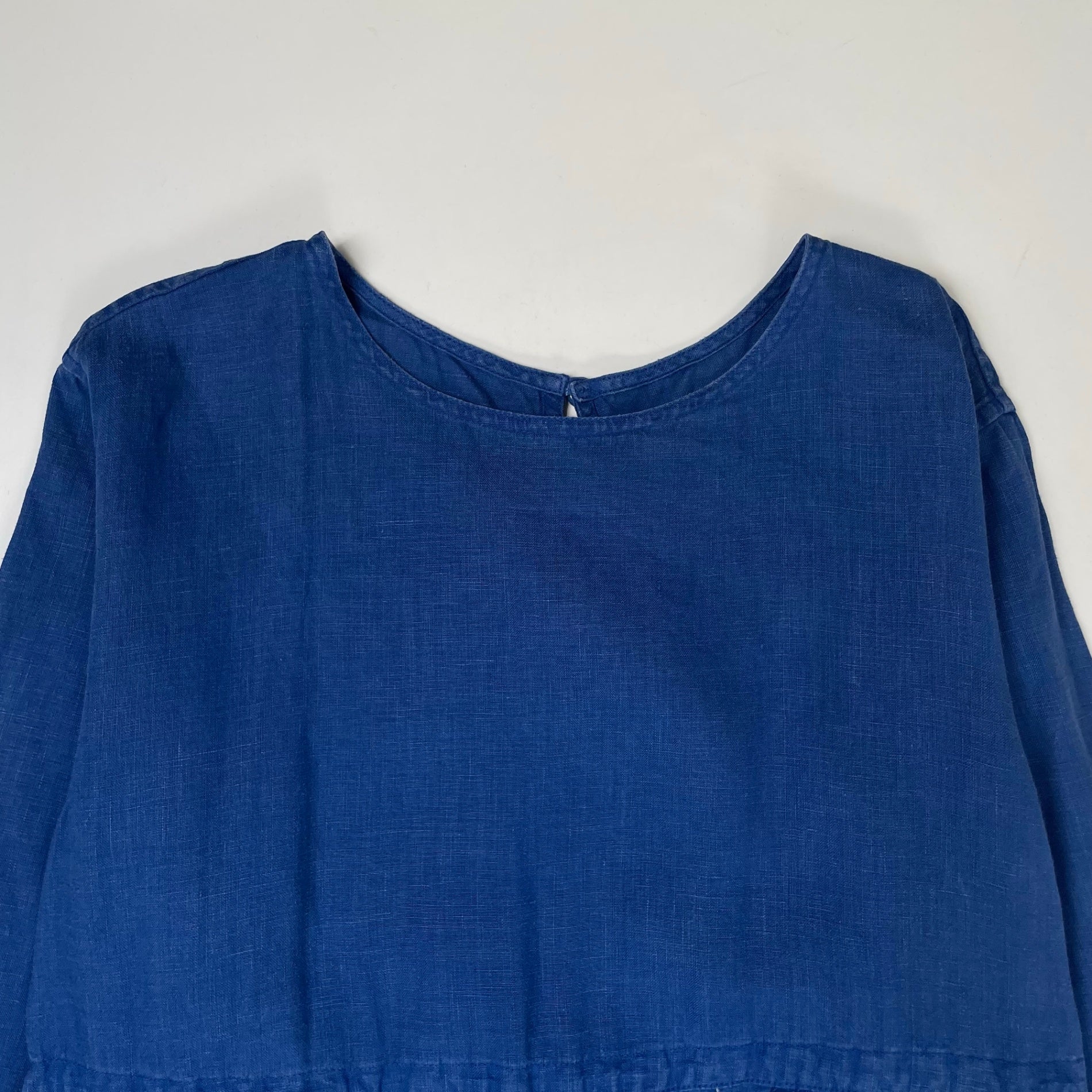 POOL by IDEE / ブルーリネンワンピース 参考定価：12,000+tax