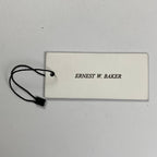 ERNEST W. BAKER アーネストダブルベイカー / GOLD EDGE MESSENGER BAG ショルダーバッグ ブラック 参考定価：55,000程度