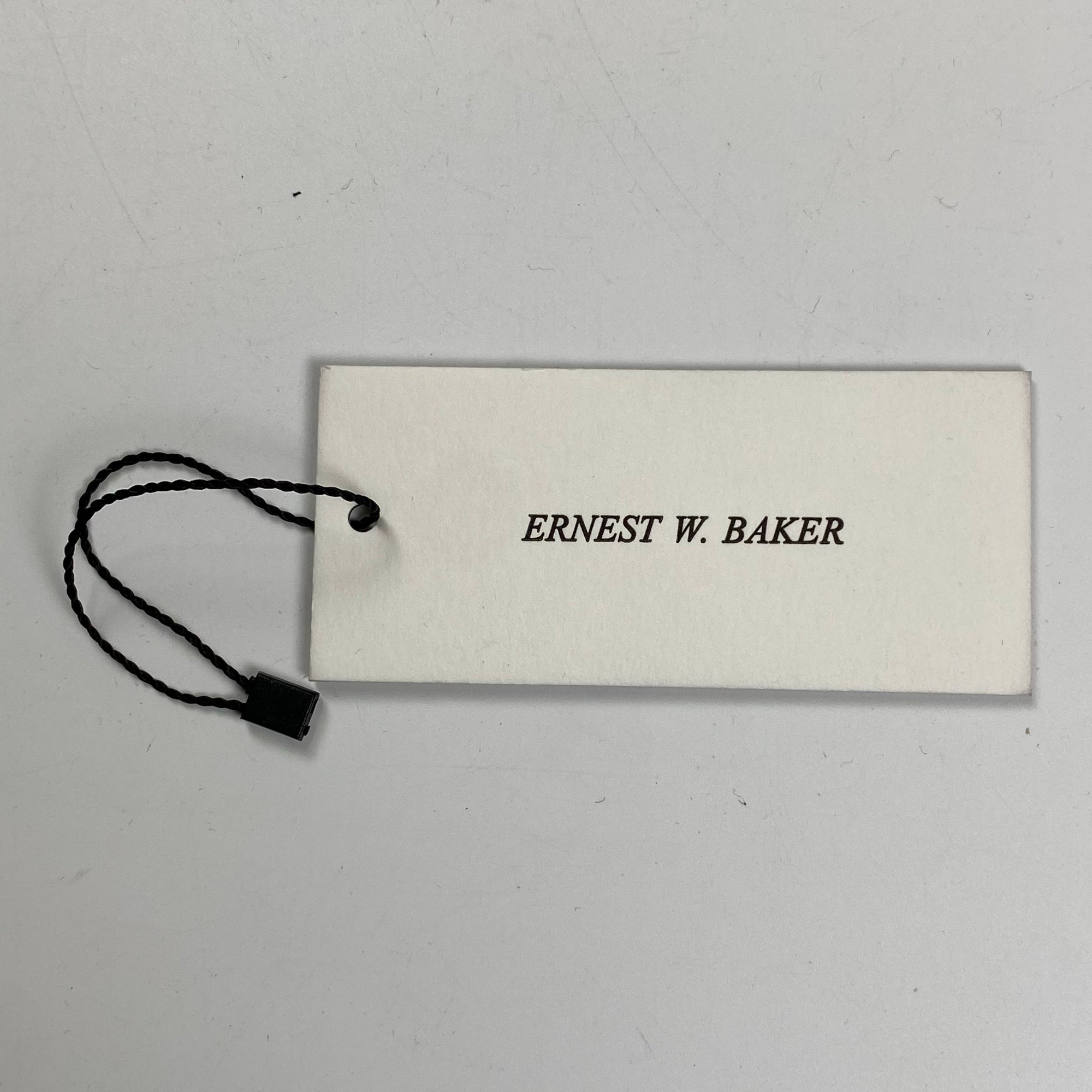 ERNEST W. BAKER アーネストダブルベイカー / GOLD EDGE MESSENGER BAG ショルダーバッグ ブラック 参考定価：55,000程度