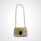 JIMMY CHOO ジミーチュウ / LOCKETT PETITE チェーンショルダーバッグ ギャランティー付 参考定価：200,000程度