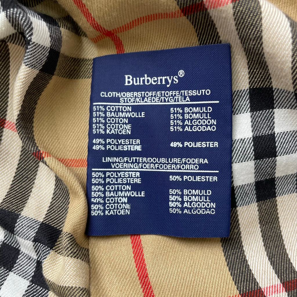 Burberrys / 96年 英国製ステンカラーコート SIZE:48