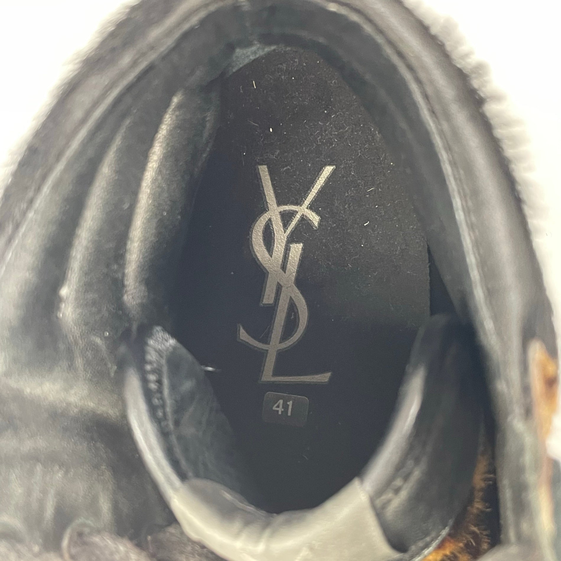 Yves Saint Laurent / レオパードハイカットスニーカー 参考定価：70,000程度 SIZE:41