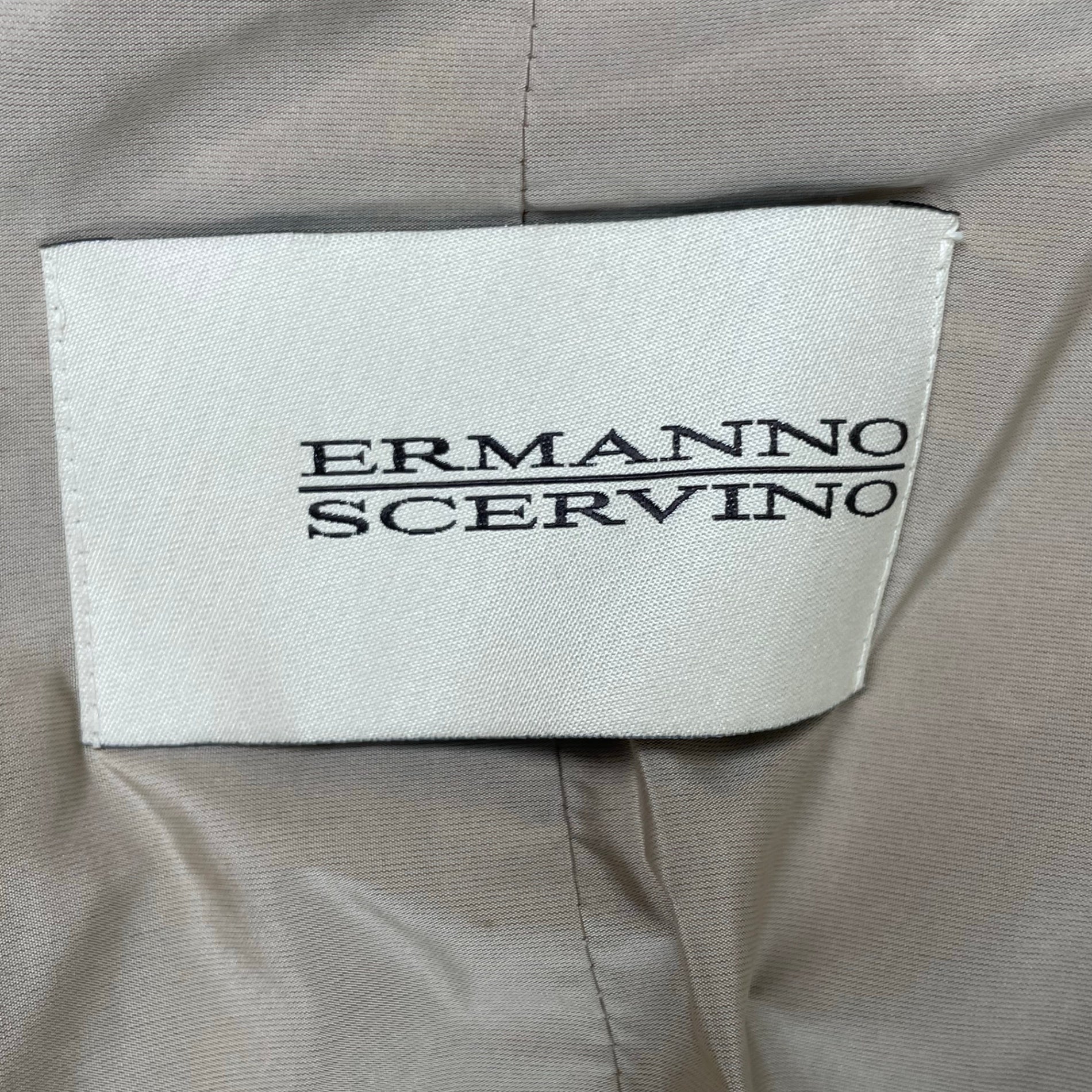 ERMANNO SCERVINO / ベルテッドスプリングコート 参考定価：220,000程度 SIZE:44