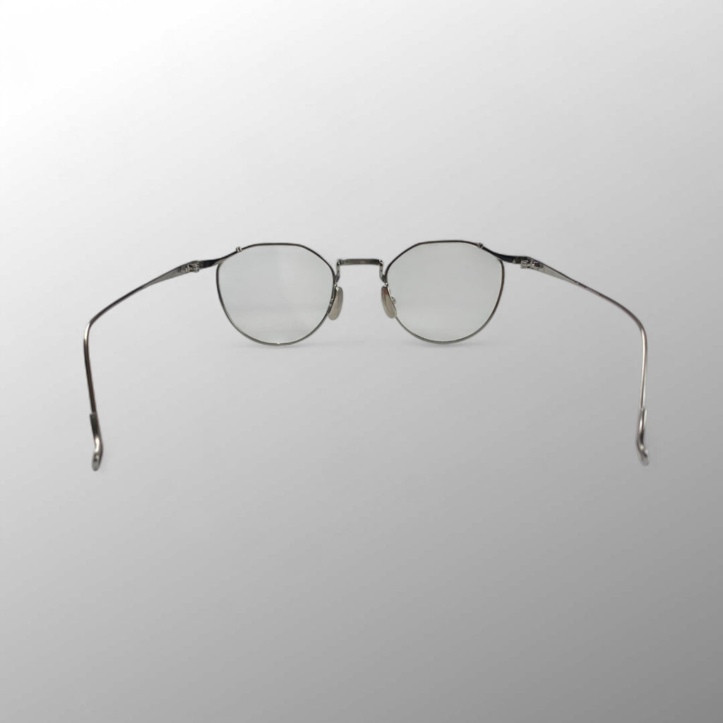 【極美品】 金子眼鏡 premium / KMP-24 ATS クラウンパント SILVER925 度なしクリアレンズ SIZE：47□21 137