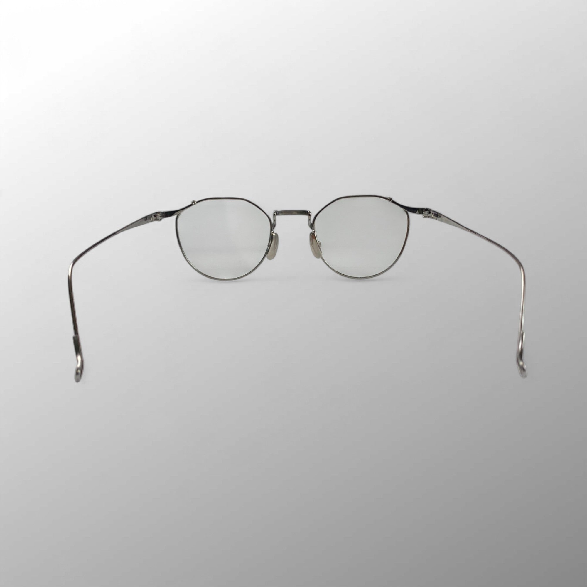 【極美品】 金子眼鏡 premium / KMP-24 ATS クラウンパント SILVER925 度なしクリアレンズ SIZE：47□21 137