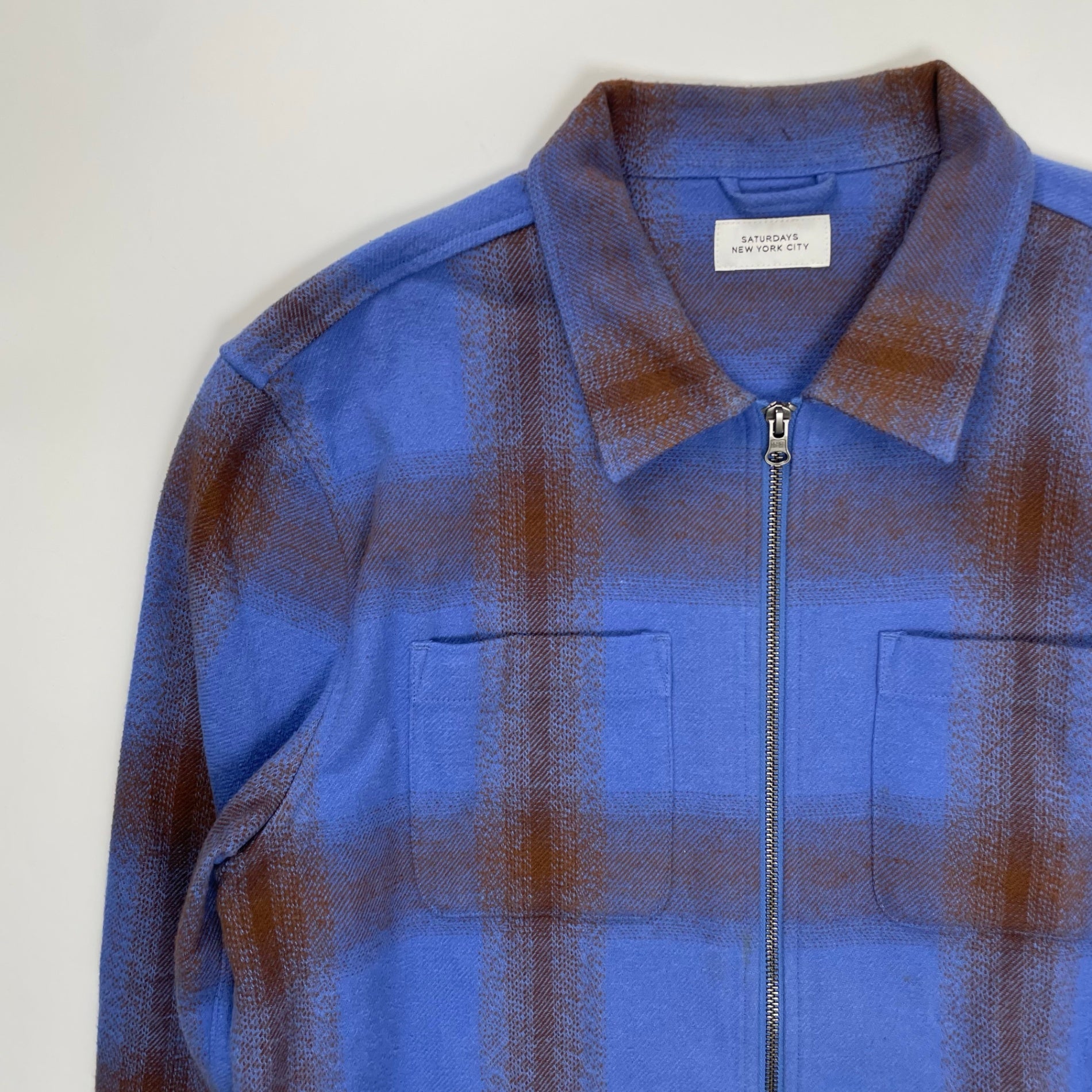 SATURDAYS NYC サタデーズ ニューヨークシティ / オンブレジップジャケット 参考定価：23,000+tax SIZE:L