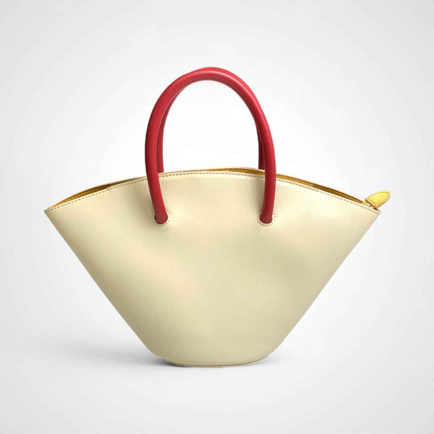 CHARLES＆KEITH チャールズアンドキース / 舟型ハンドバッグ ポーチ収納付 オフホワイト