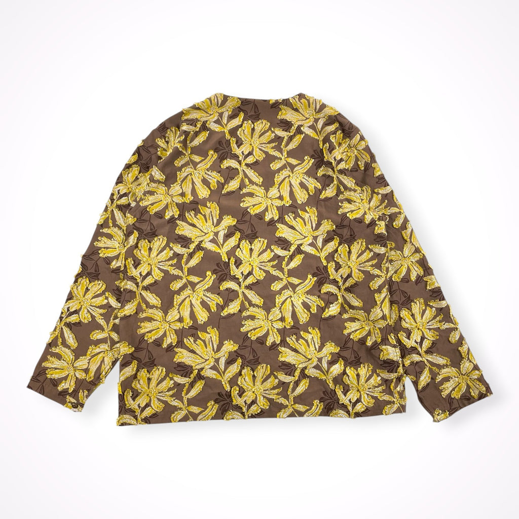 needles ニードルズ / V Neck Shirt Flower Cut jq PU223 参考定価：29,000+tax SIZE:XS