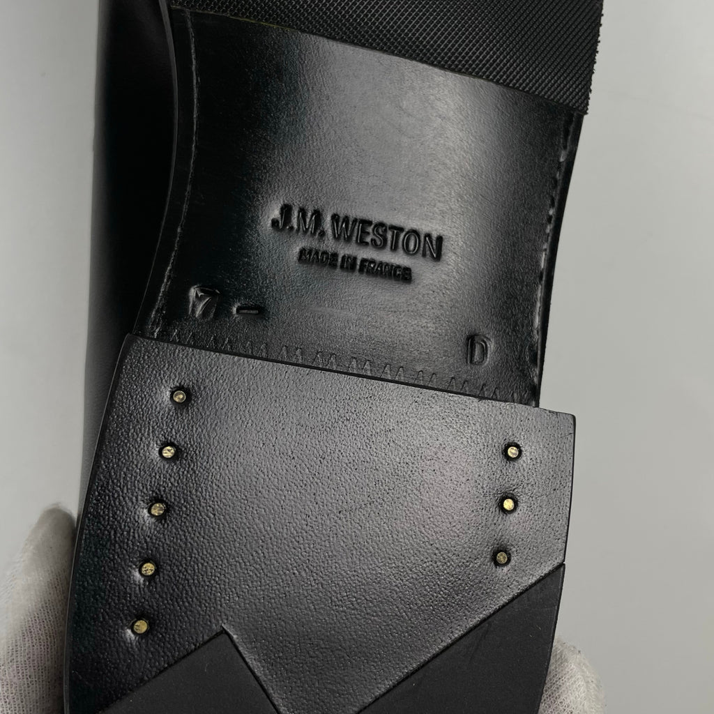 J.M.WESTON ジェイエムウエストン / 180シグネチャーボックスカーフローファー  未使用 シューツリー付 参考定価：142,000+tax SIZE:7/D(27cm程度)