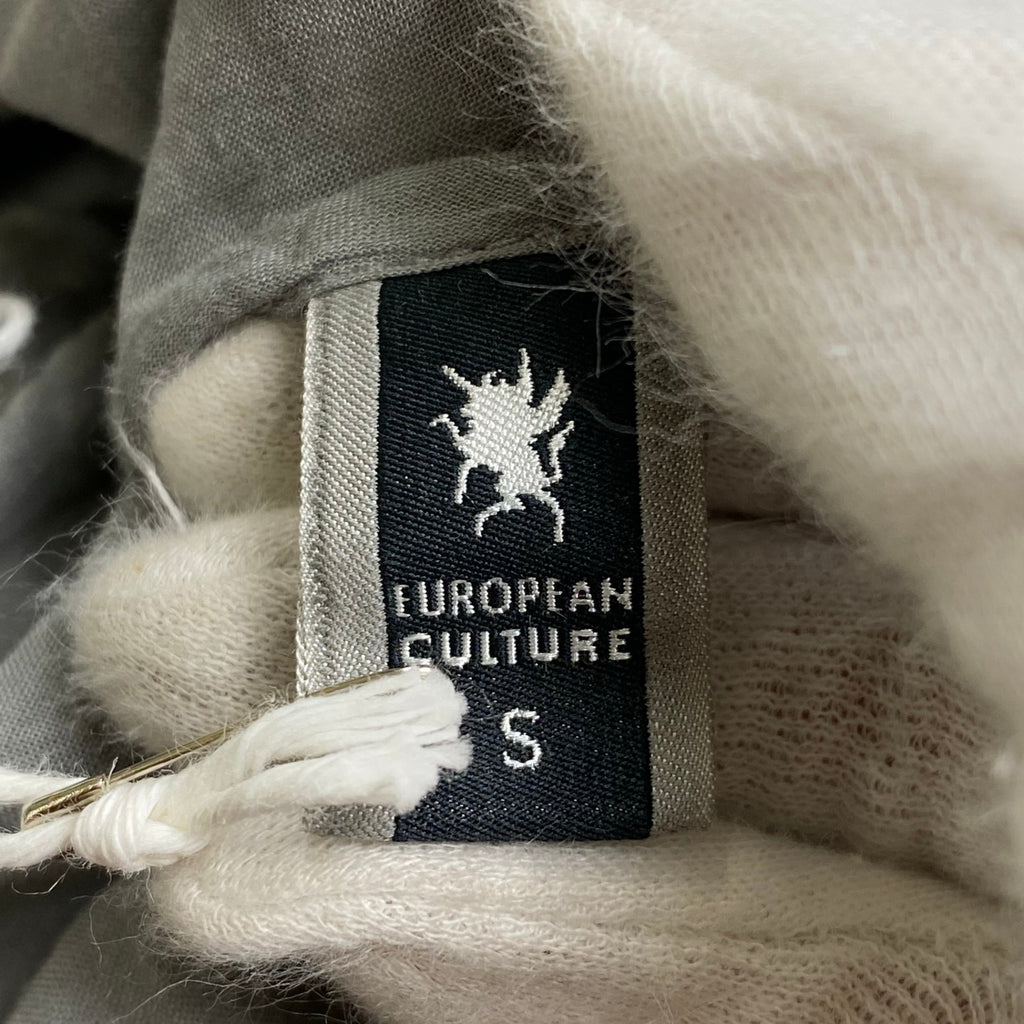 EUROPEAN CULTURE ヨーロピアン カルチャー / コットンオールインワン 未使用 参考定価：30,000程度 SIZE:S