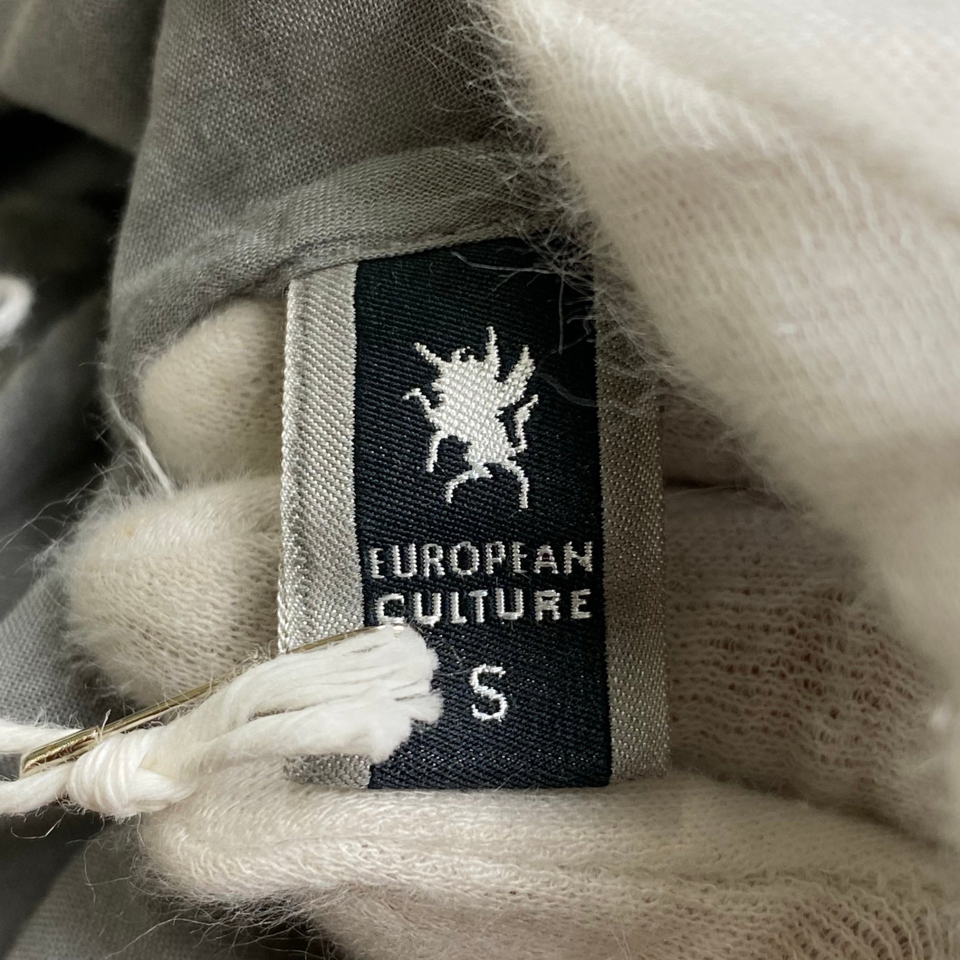 EUROPEAN CULTURE ヨーロピアン カルチャー / コットンオールインワン 未使用 参考定価：30,000程度 SIZE:S