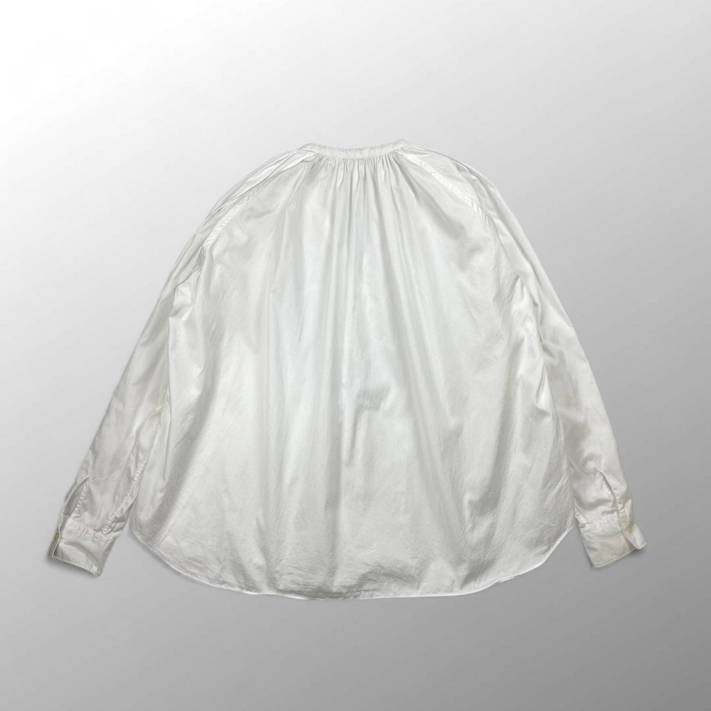 【フランス製】COMME des GARCONS COMME des GARCONS コムコム / Vネックギャザーブラウス SIZE：S