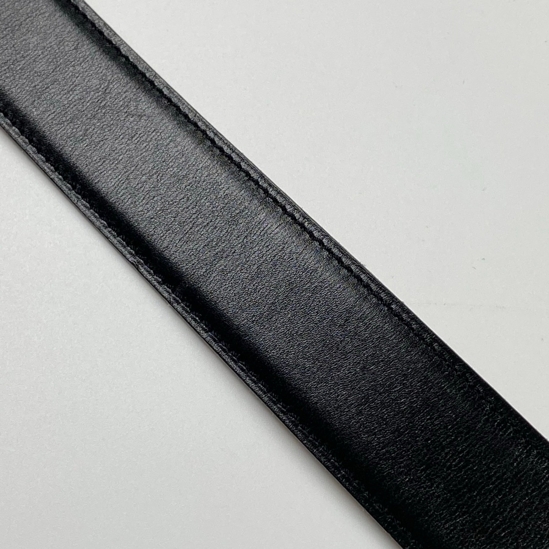 【極美品 鑑定済】 HERMES エルメス / コンスタンス Hバックル レザーベルト 〇Y刻印 ブラック×ベージュ 75cm