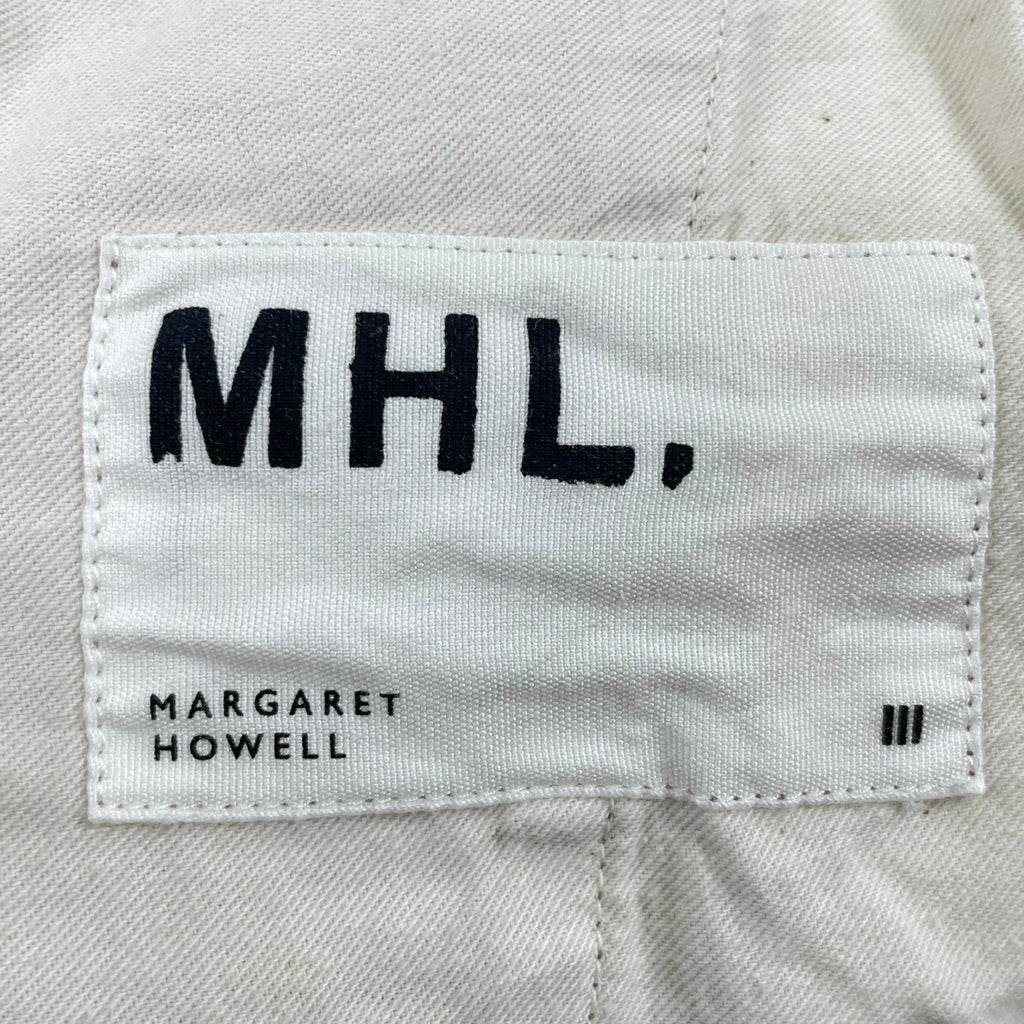 MHL. / 日本製 コットンリネンワイドパンツ 参考定価：30,000程度 SIZE：3