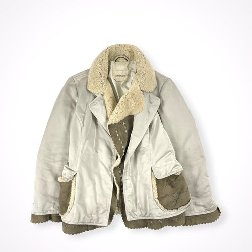 ERMANNO SCERVINO / ムートン切替ジャケット 参考定価：400,000程度 SIZE：42
