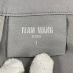 TEAM WANG design / 2タックバックストラップパンツ 参考定価：45,000程度 SIZE:1
