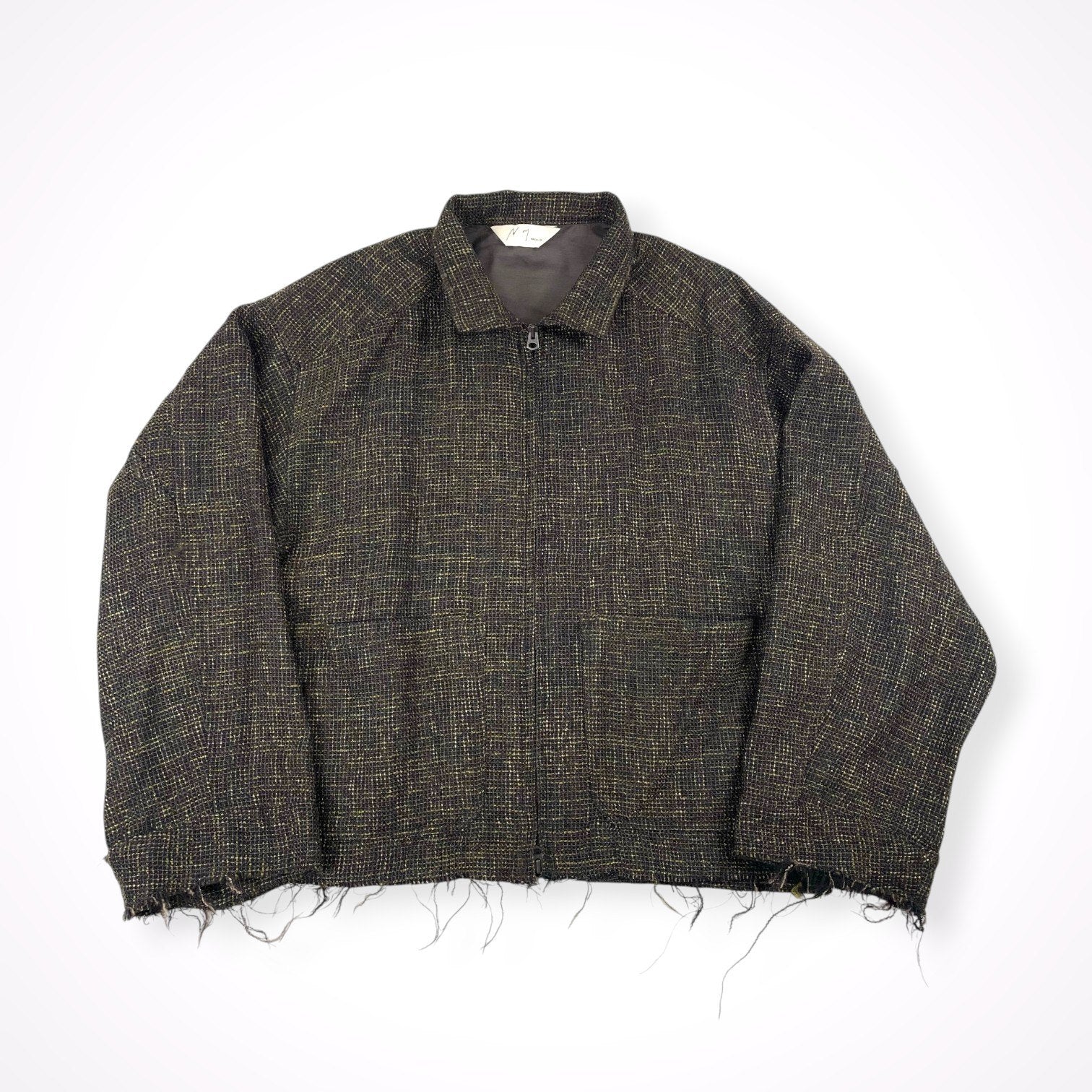 ANCELLM アンセルム / TWEED ZIP JACKET 参考定価：39,000+tax SIZE:2