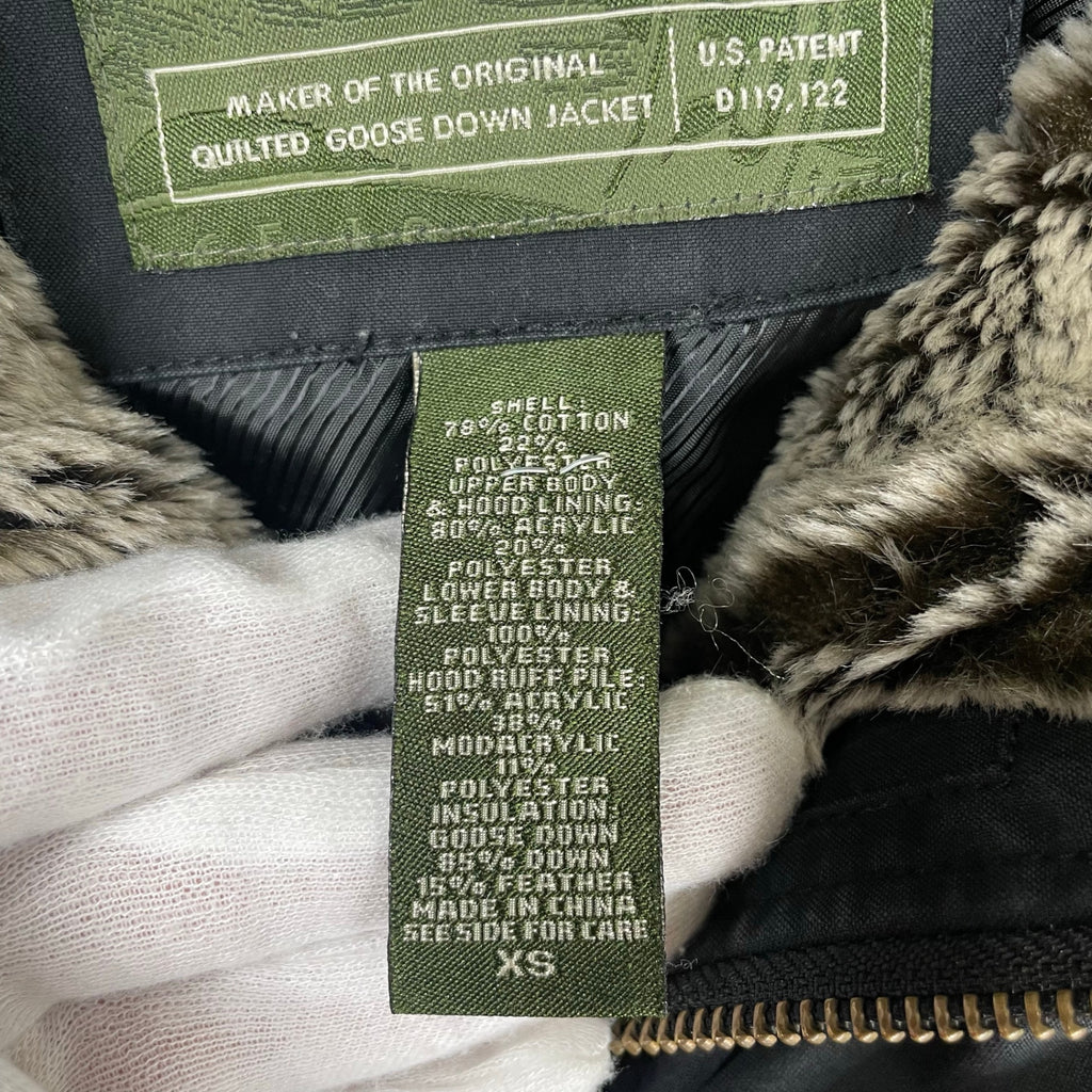 EDDIE BAUER エディーバウアー / QUILTED GOOSE DOWN JACKET グースダウンジャケット ブラック SIZE：XS