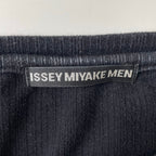 ISSEY MIYAKE MEN / 凹凸タイトリブTEE ブラック SIZE:1