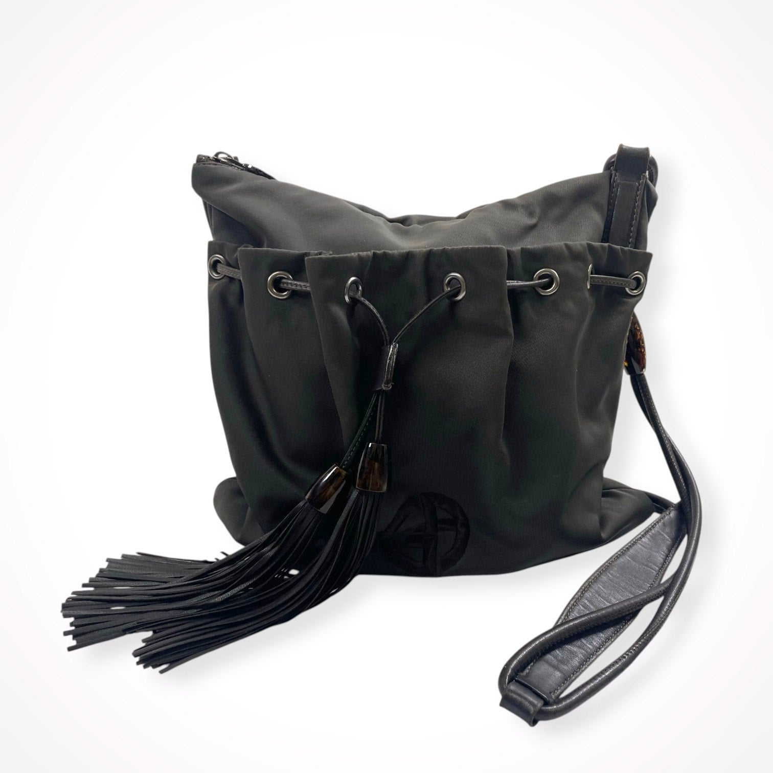 GIORGIO ARMANI / フリンジショルダーバッグ 参考定価：200,000程度