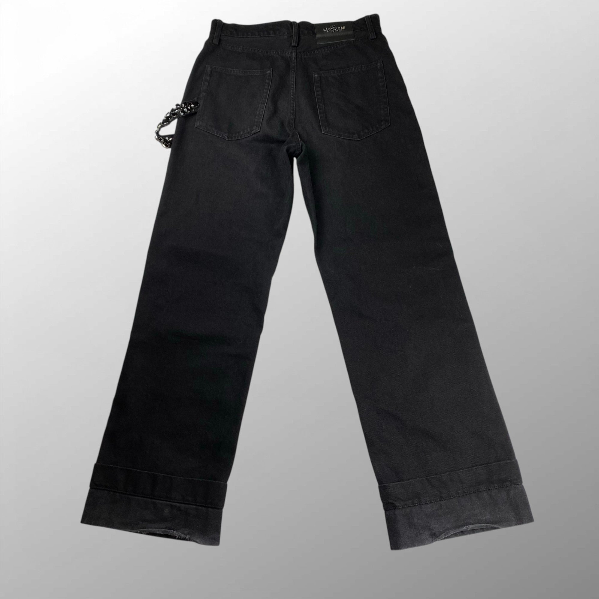 Simone Rocha シモーン ロシャ / Embellished Straight Workwear Denim ダブルニー デニム DOVER STREET取扱い 参考定価：110,000程度 SIZE：S