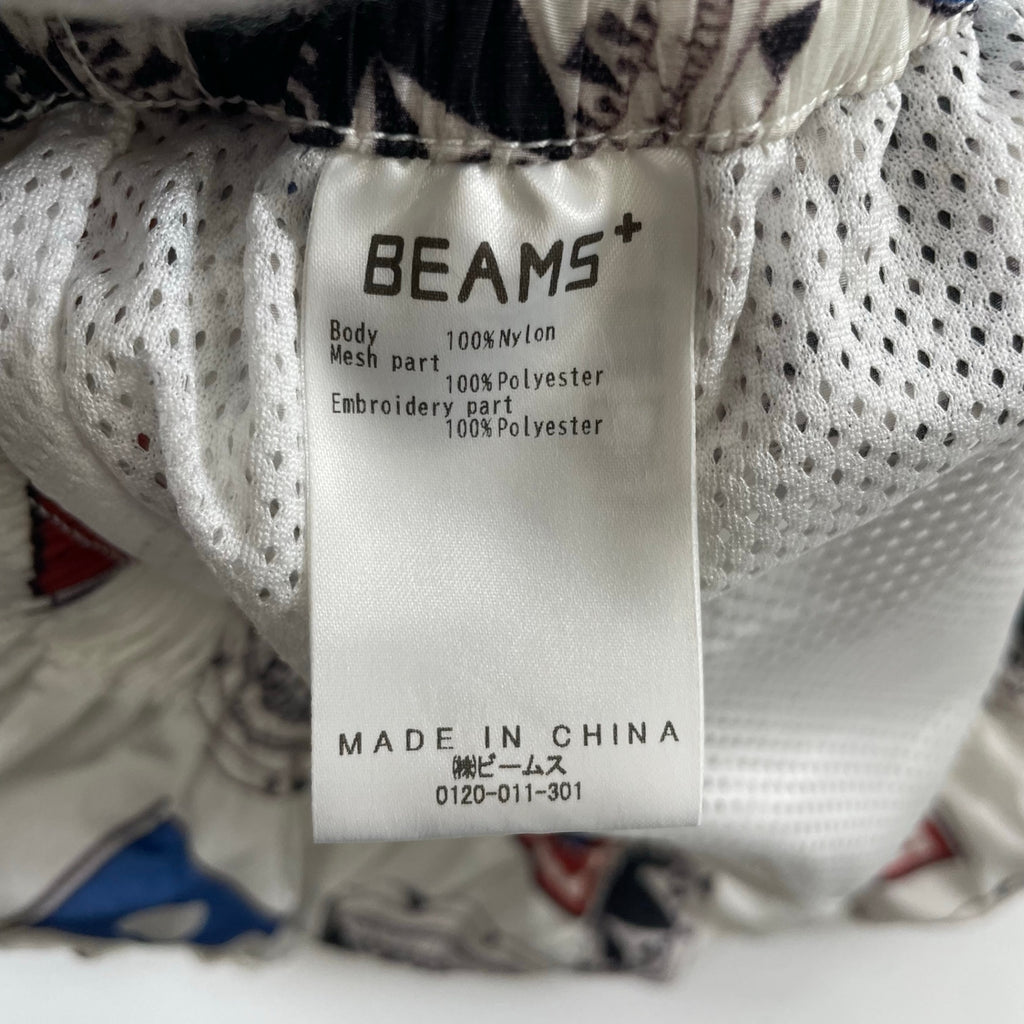 BEAMS PLUS × TOP SIDER / コンパス柄ハーフパンツ SIZE:L