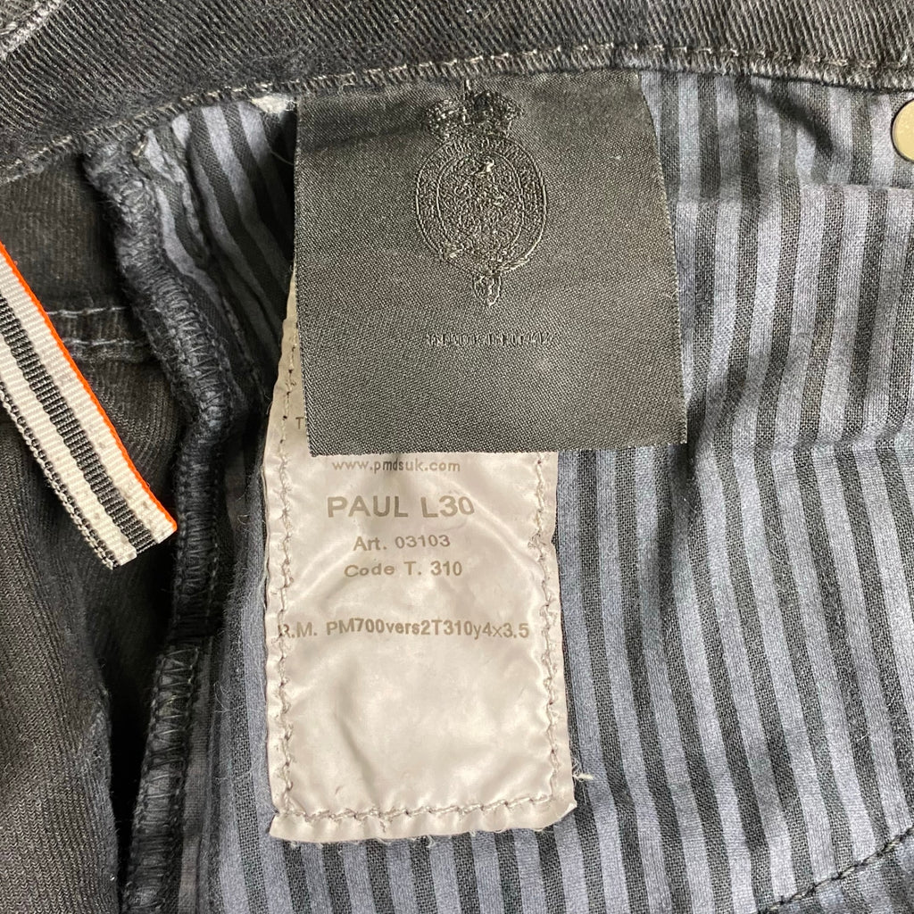 P.M.D.S. PREMIUM MOOD DENIM SUPERIOR / ダメージ リペア加工 デニムパンツ 参考定価：40,000程度 SIZE:W28