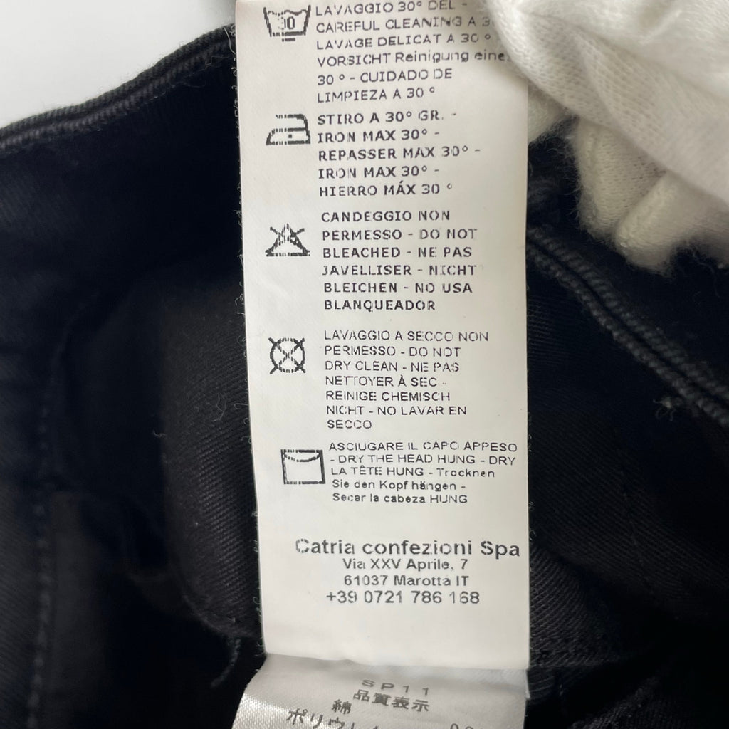 YCHAI イカイ / ROBUSTOコットンギャバカーゴ ブラック 参考定価：32,000+tax SIZE:30