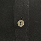 VINTAGE ヴィンテージ / レーヨンヴィンテージシャツ 彫金メタルボタン ブラック SIZE:XL