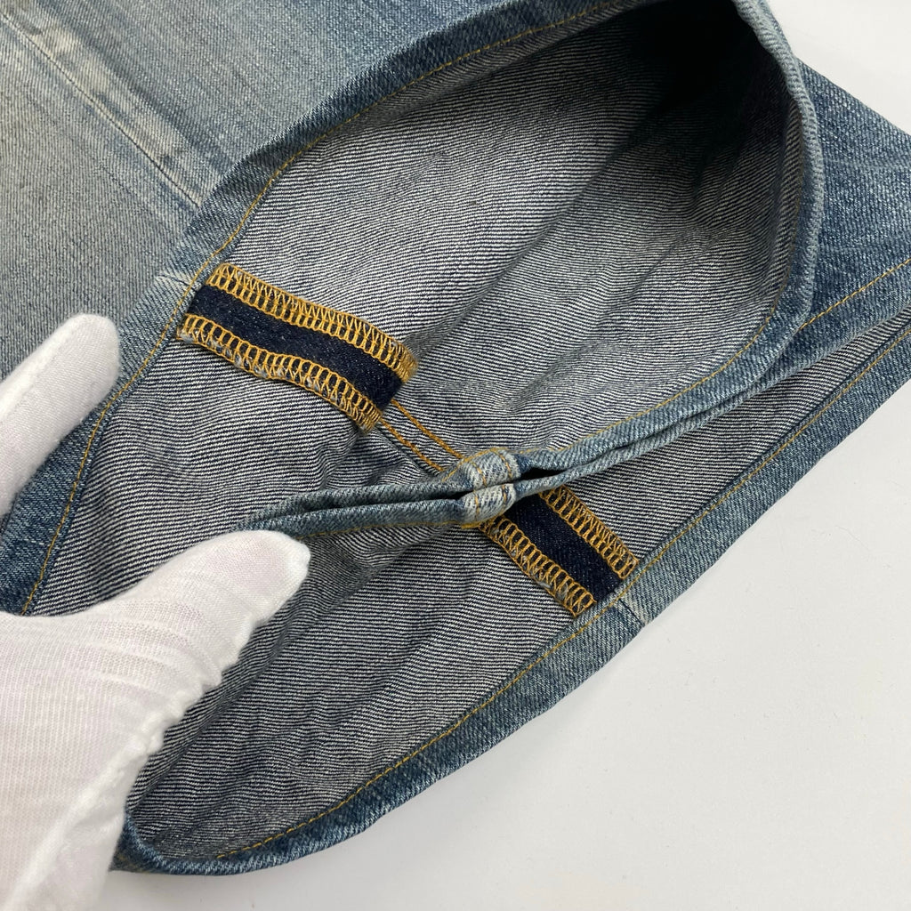 ANCELLM / DAMAGE WIDE 5P DENIM PANTS  参考定価：38,000+tax SIZE:3
