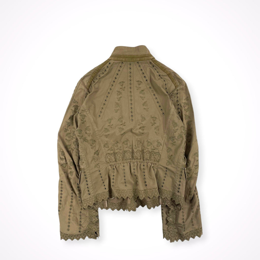 ERMANNO SCERVINO / カットワーク刺繍ジャケット 参考定価：250,000程度 SIZE:L程度