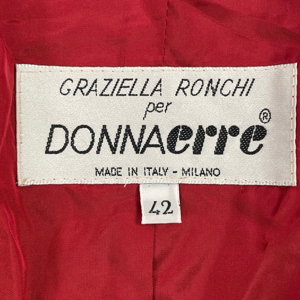 DONNA erre / セットアップ パイルチェックジャケット 参考定価：170,000程度 SIZE:42