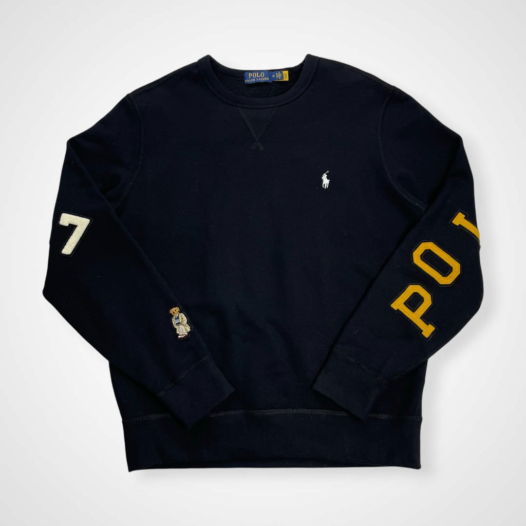 POLO RALPH LAUREN ポロ ラルフローレン / フルデコレーション スウェット ポロベア ウイングフット CYO 参考価格：60,000程度 SIZE:M