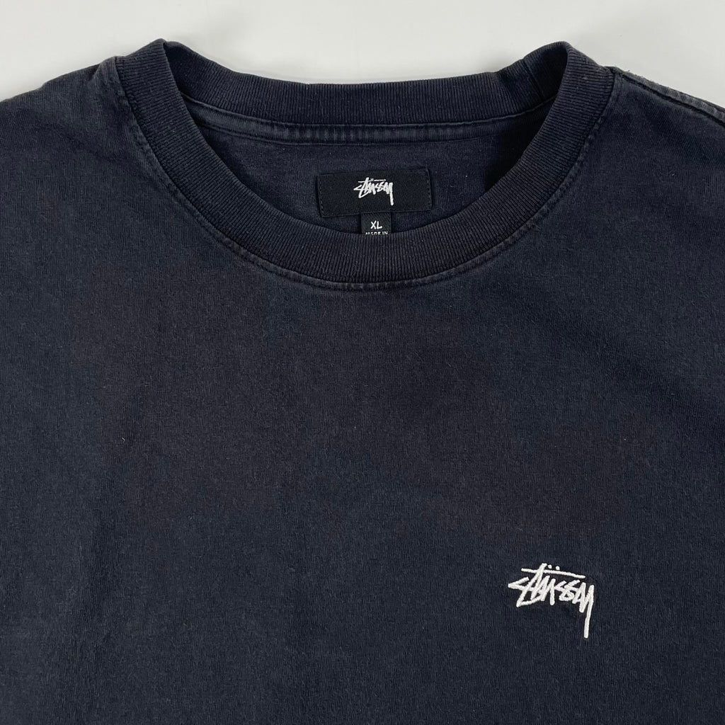 stussy / 刺繍ロゴTEE ブラック SIZE:XL
