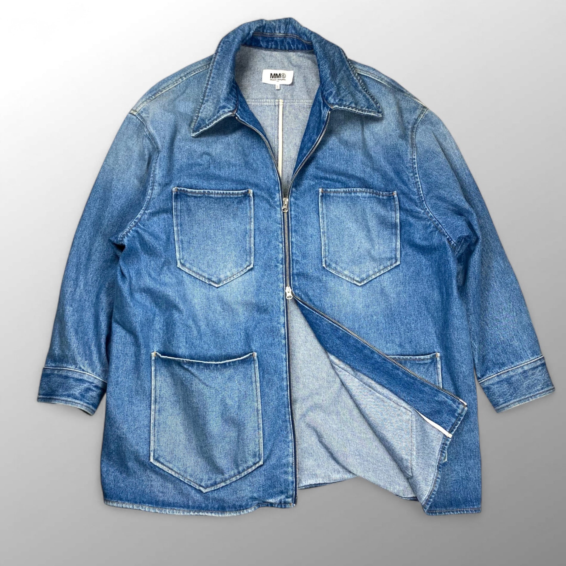 MM6 MAISON MARGIELA エムエムシックス メゾンマルジェラ / オーバーサイズウォッシュドデニムジャケット S52AM0166 ユニセックス 参考定価：88,000+tax