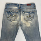 AG エージー / Y2K the ANGEL boot cut フレアデニム USA製 参考定価：50,000程度  SIZE：24