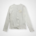 fig London フィグロンドン / ギャザーシャツ ホワイト 未使用タグ付 参考定価：12,000+tax SIZE:FREE