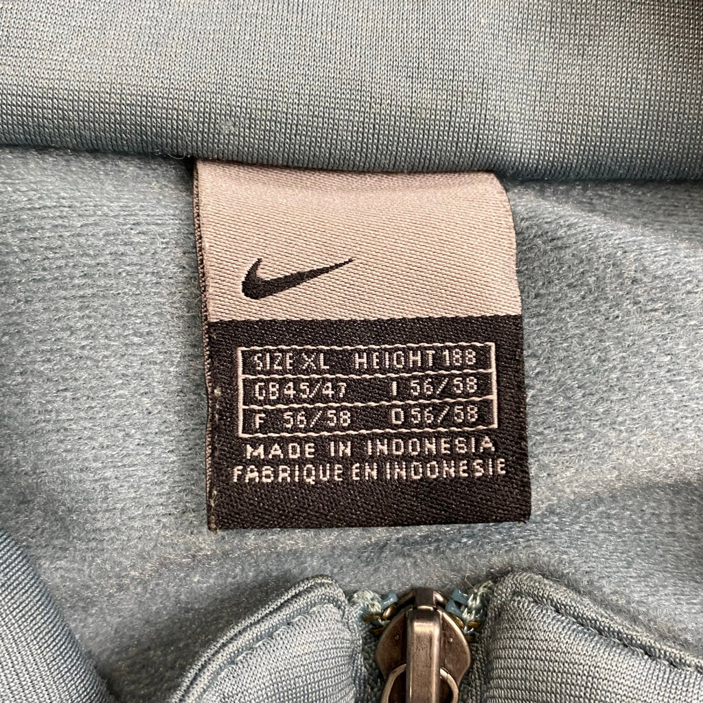 00's初頭 NIKE ナイキ / スモールスウォッシュ トラックジャケット グレー×ブラック SIZE:XL