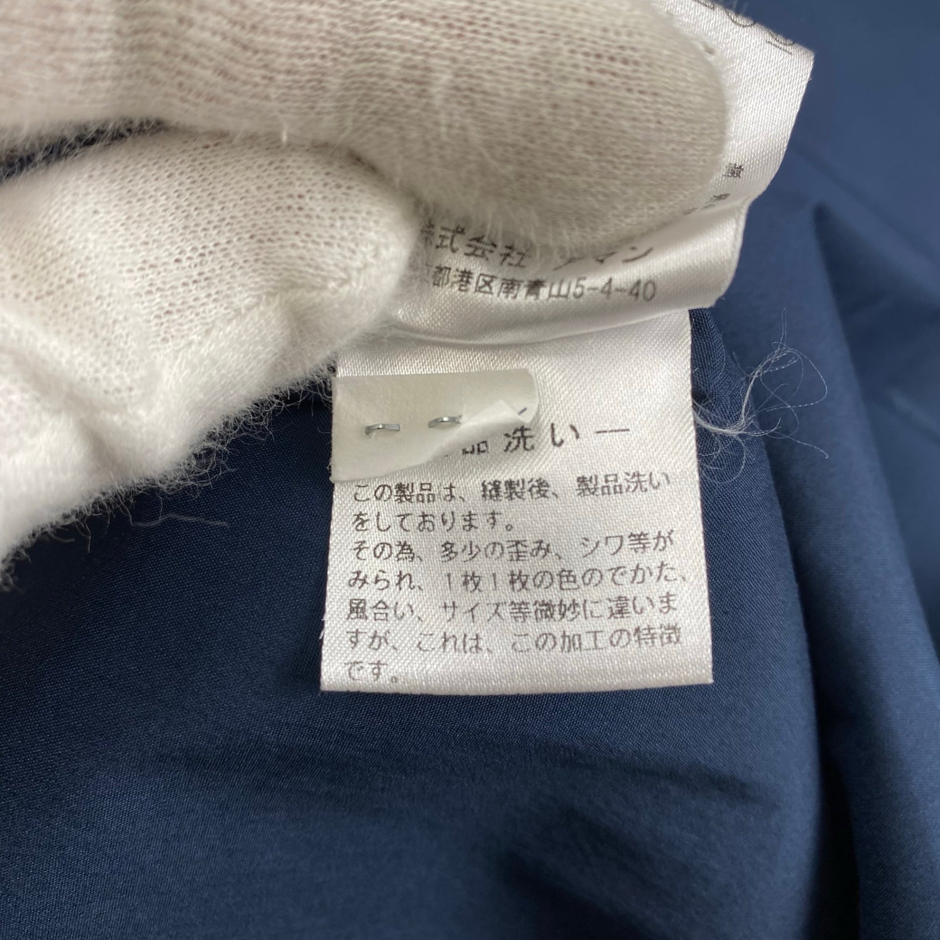 Finamore フィナモレ / ワイドカラーシャツ ドレスシャツ SIZE：M